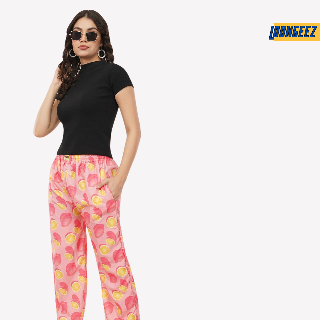 Loungeez Lemon Printed Pajama