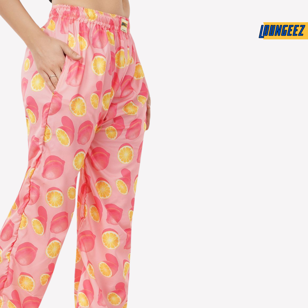 Loungeez Lemon Printed Pajama