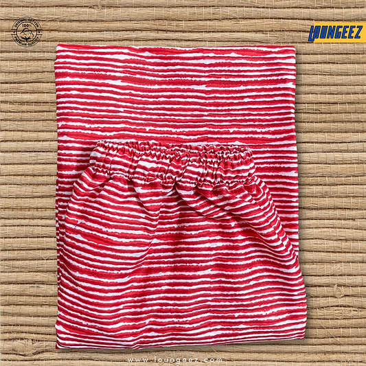 Red/White Striped Pant