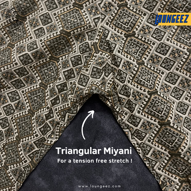 Loungeez Earthly Green/Brown Ethnic Printed Cotton Pant