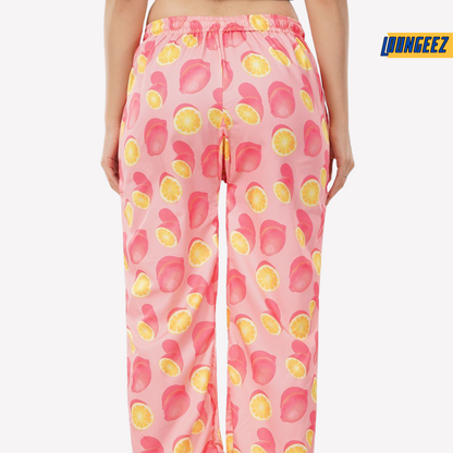 Loungeez Lemon Printed Pajama