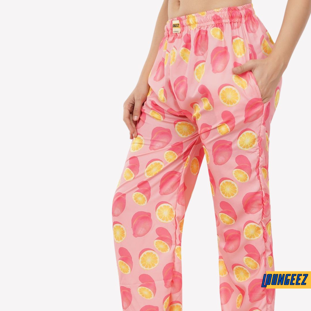 Loungeez Lemon Printed Pajama