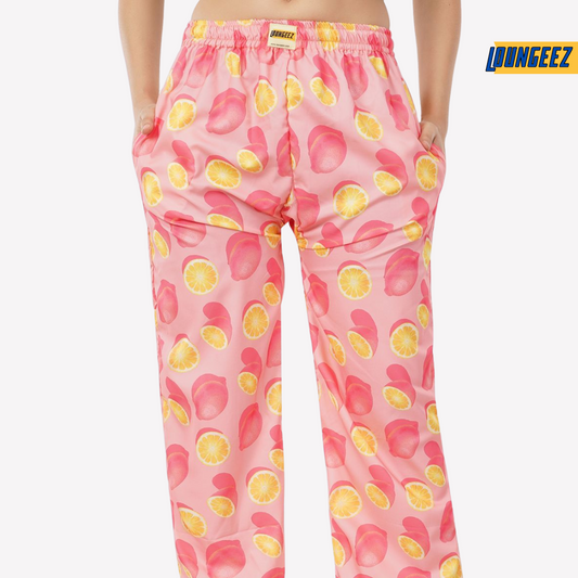 Loungeez Lemon Printed Pajama