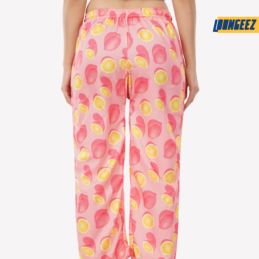 Loungeez Lemon Printed EverLast Pajama