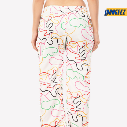 Loungeez White Abstract EverLast Pajama
