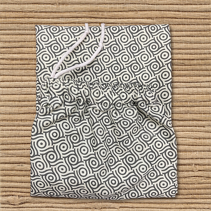 Loungeez White/Grey printed Pant