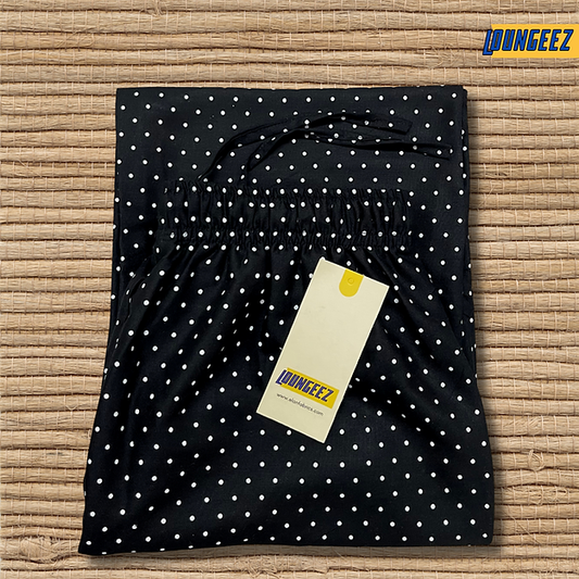Black/White Polka Dot Pajama