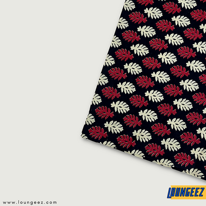 Black Floral Printed Pure Cotton Pant