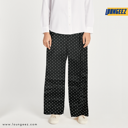 Black/White Polka Dot Pajama