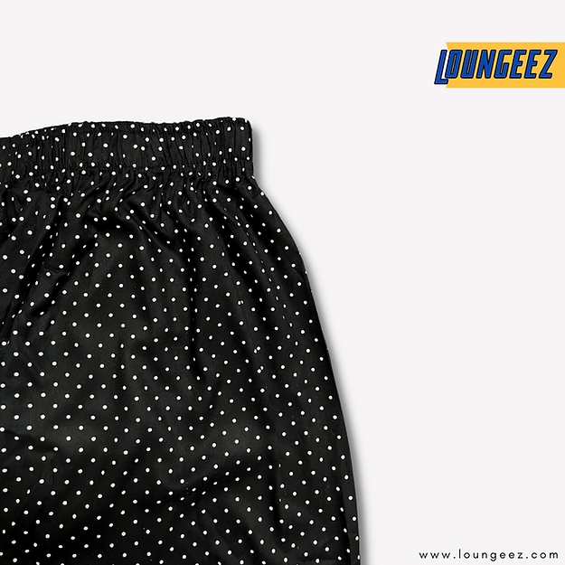 Black/White Polka Dot Pajama