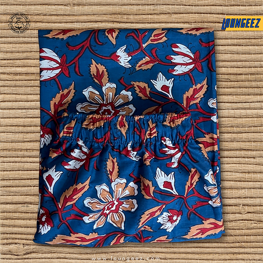 Loungeez Blue Floral printed pant